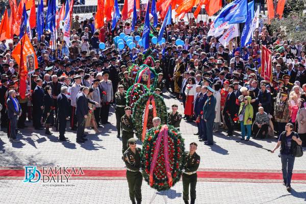 В Улан-Удэ прошёл митинг в честь 79-летия Победы