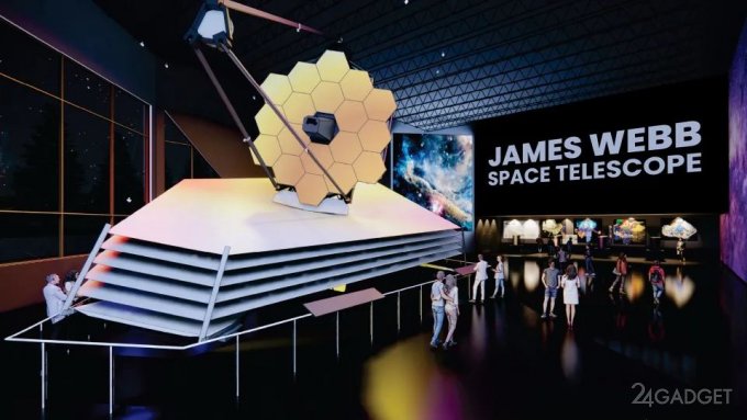 Полноразмерная копия телескопа Джеймс Уэбб будет выставлена в музее